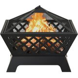 Posuda za vatru sa žaračem 64 cm XXL čelična | shoptok.hr