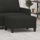  Tabure crni 70 x 55 x 41 cm od tkanine | shoptok.hr