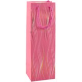 Bottle Gift Bag Shimmering Waves 35 x 12 x 9 cm | shoptok.hr