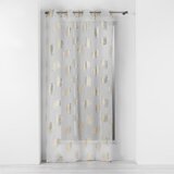Douceur d intérieur Bež/u zlatnoj boji prozirna zavjesa 140x280 cm Sunny – Cijene