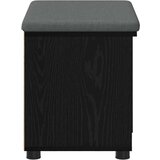 Klupa za hodnik s jastukom Crni hrast 60 x 38 x 46 cm | shoptok.hr