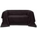 vidaXL Prekrivač za Kauč Mikro-fiber Smeđi 140 x 210 cm cijene