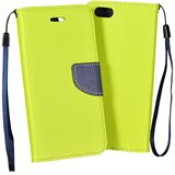  Preklopni ovitek / etui / zaščita Fancy za LG Leon - zeleni & modri Cene