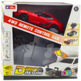  Auto na daljinsko upravljanje Drift Sports sa zamjenivim kotačima RC 4WD - crveni | shoptok.hr