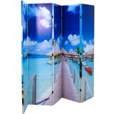 Furnova Zložljiv paravan 200x170 cm plaža, (21929679) Cene