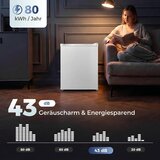 Mini hladnjak s odjeljkom za zamrzavanje podesivi termostat mali hladnjak jedna vrata 72 5 L bijela | shoptok.hr