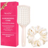 INF Komplet glavnika za razčesavanje z masažerjem za lasišče - darilni set z dvema kosoma Yellow, (21872295) | Shoptok.si