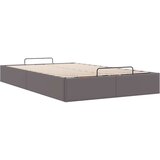  Otomanski okvir kreveta bez madraca sivi 120x200cm umjetne kože | shoptok.hr