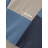 name it Majica 'LYNE' temno bež / marine / safir / bela | Shoptok.si