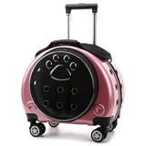 kofer za transport kućnih ljubimaca premium pink
