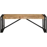 Maison Chic Klubska mizica - kavna mizica - Nizka mizica 100x50x35 cm trden robusten mangov les, (21753722) Cene