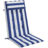  Jastuci za visoku stolicu 6 kom plavo-bijele pruge od tkanine | shoptok.hr