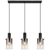 Globo 15907-3H - visilica na sajli florentina 3xE27/40W/230V crna | Eponuda.com