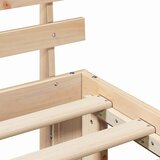  Krevetna konstrukcija Prirodna 120 x 190 cm Čvrsto borovo drvo | shoptok.hr