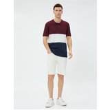 Koton Polo T-shirt - Burgundy - Regular fit cene