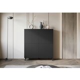 Livetastic Visoka Komoda Phuket, Črna | Shoptok.si