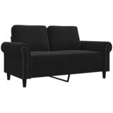  Dvosjed crni 120 cm baršunasti | shoptok.hr