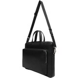 Calvin Klein Torba za prenosnik Micro Pebble Slim Briefcase 36 LV04D3012G Črna | Shoptok.si