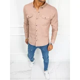 DStreet Men's Denim Shirt pink