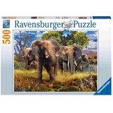 Ravensburger puzzle - Slonovi- 500 delova Cene