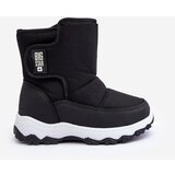 Big Star Children's Fleece-Lined Lace-Up Snow Boots Black | shoptok.hr