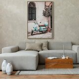  Slika - Iconic Vespa (1 Part) Vertical 60x90 U prirodnom drvenom okviru | shoptok.hr