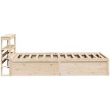  Okvir kreveta s uzglavljem 90 x 200 cm od masivne borovine | shoptok.hr