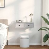 vidaXL Zidna polica s ladicama siva sonoma konstruirano drvo | shoptok.hr