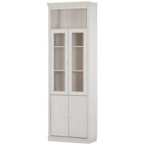 Støraa Bela vitrina iz masivnega bora 74x223 cm Anita – | Shoptok.si