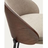 Kave Home Rjavo-bež barski stol (višina sedeža 77 cm) Eamy – | Shoptok.si