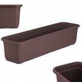 KADAX Balkonski lonec 60 cm, cvetlični lonec, balkonski rjav, (5000353107) | Shoptok.si
