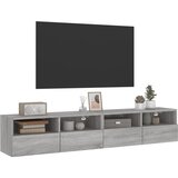  Zidni TV ormarići 2 kom siva boja hrasta 80 x 30 x 30 cm drveni | shoptok.hr
