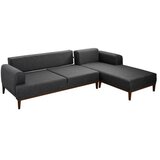 Atelier Del Sofa ugaona garnitura Vina Corner AnthraciteWalnut | ePonuda.com