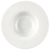 Krožnik Pasta Bowl Diamant 26cm / smetana / porcelan, (5000199198)