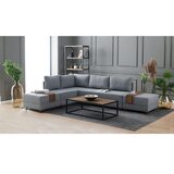 Atelier Del Sofa Fly Left ugaona garnitura na razvlačenje 210 × 280 cm, siva | Eponuda.com