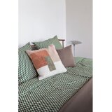 Mette Ditmer Denmark Zelena/smeđa posteljina za krevet za jednu osobu od pamučnog satena 140x200 cm Mini – | shoptok.hr