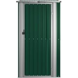  Vrtna kućica zelena 118,5x97x209,5 cm pocinčani čelik | shoptok.hr