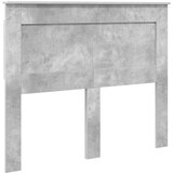  Uzglavlje s uzglavljem Betonski sivi 135 cm Konstruirano drvo | shoptok.hr