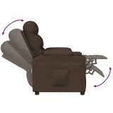  Naslonjač za noge tamnosmeđe tkanine | shoptok.hr