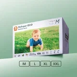 eco bamboo pelene-gaćice - mala kutija / xl (13-15 kg) 25 kom