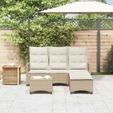  3-dijelni set vrtnih sofa od poliratana s jastucima bež L | shoptok.hr