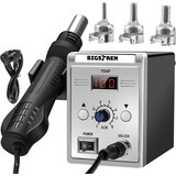 Bigstren stanica za lemljenje vrućim zrakom 700 W s LCD zaslonom Cijene