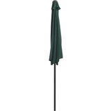  Senčnik z aluminijastim drogom 270x144 cm zelen, (20965618) | Shoptok.si