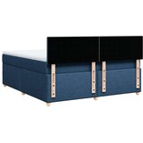 vidaXL Krevet s oprugama i madracem plavi 180x200 cm od tkanine | shoptok.hr