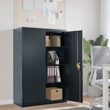 Ormarić za spise antracit 90 x 40 x 140 cm čelični | shoptok.hr