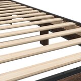  Okvir za krevet smeđi hrast 90x190 cm konstruirano drvo i metal | shoptok.hr
