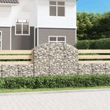  Gabionska košara s lukom 150x50x120/140 cm pocinčano željezo | shoptok.hr