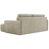 Makamii Bež sklopiva/s prostorom za odlaganje kutna garnitura od šenila (s desnim kutom/s ležaljkom) Lilo – | shoptok.hr