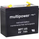 Multipower Svinčev akumulator 7 Ah MP7-6S 300402 svinčevo-koprenast (AGM) 116 x 99 x 50 mm ploščati vtič 4.8 mm brez vzdrževanja, (20829087) | Shoptok.si