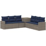  Set sofe 7 kom. Siva i tamnoplava 55 x 55 x 69 cm 237,5 x 237,5 x 85 cm | Shoptok.si